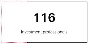 114 Investment professionals